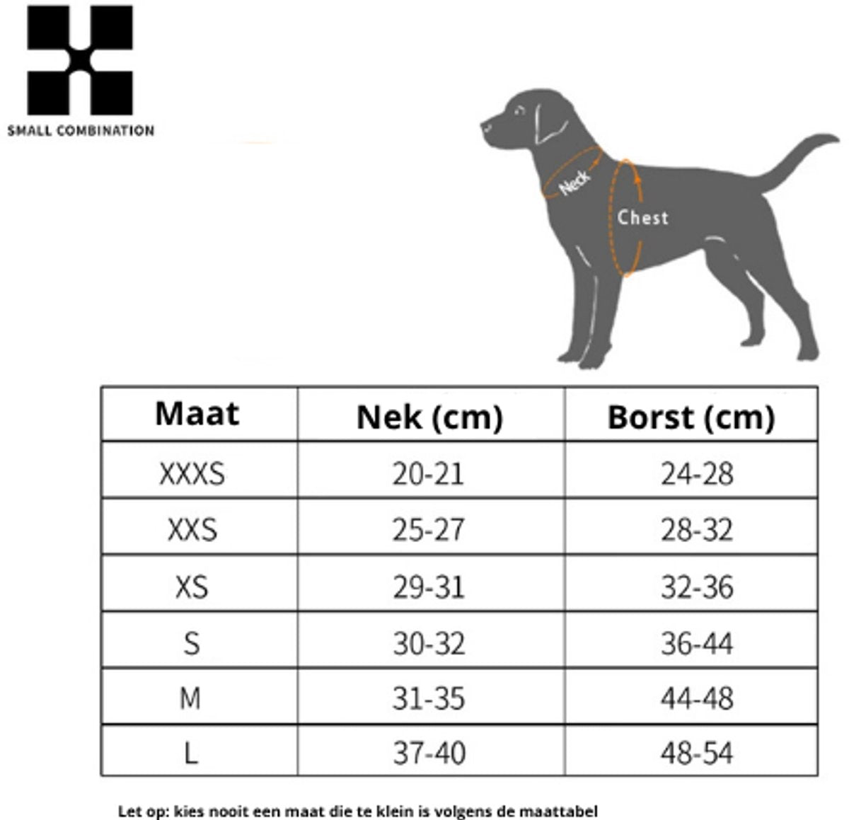 Small Combination - Reflecterende Set met Instaptuigje en Handsfree Riem
