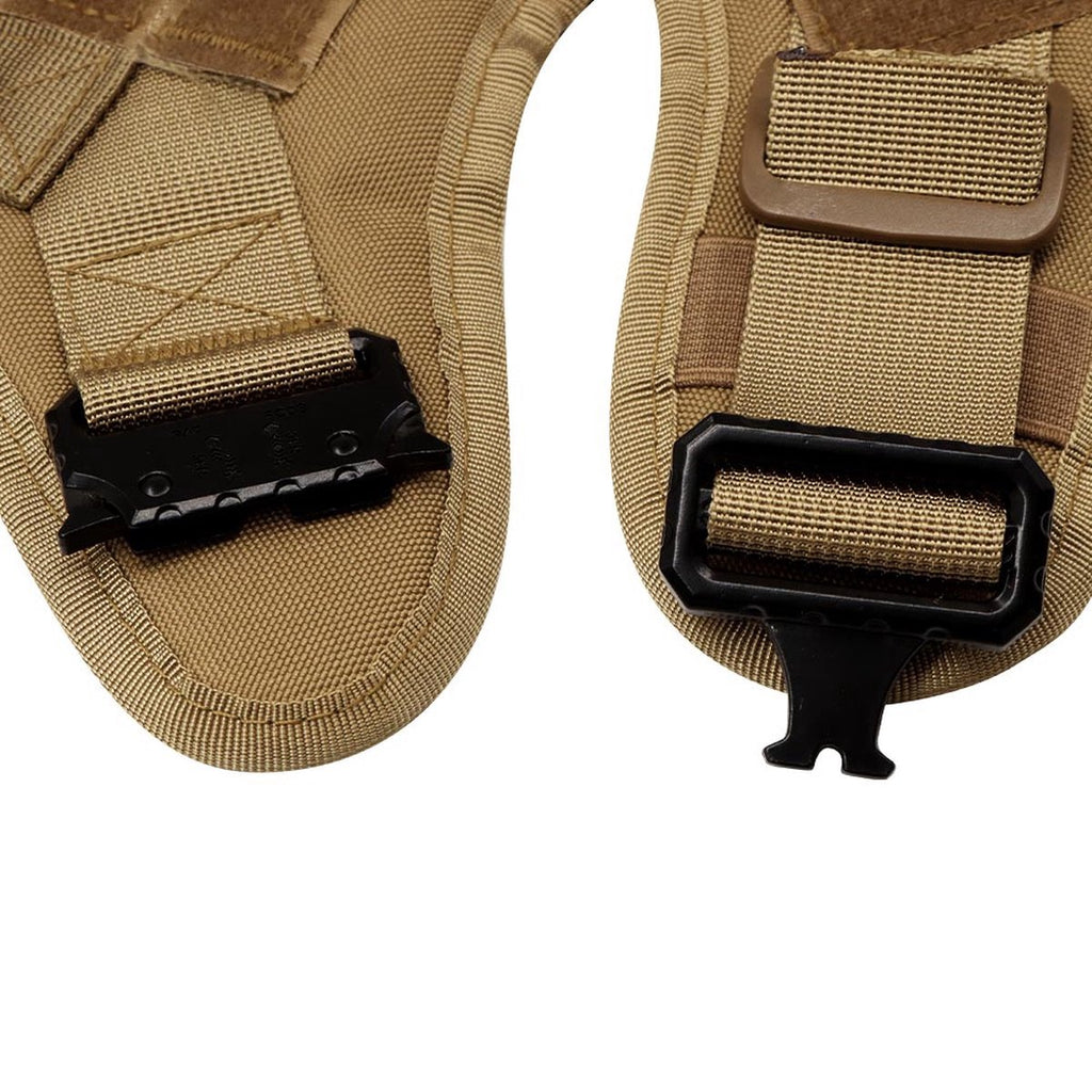 Tactical Hondentuigje met Leiband & 12 Patches - K9