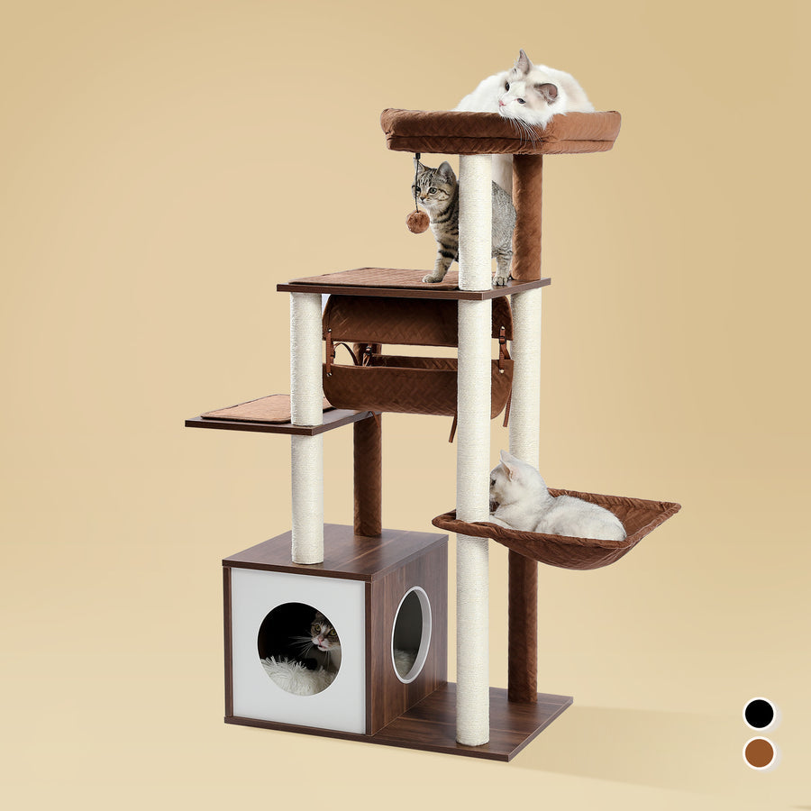 PAWZ Road - Krabpaal Condo van 130,5 cm: Toren met meerdere niveaus