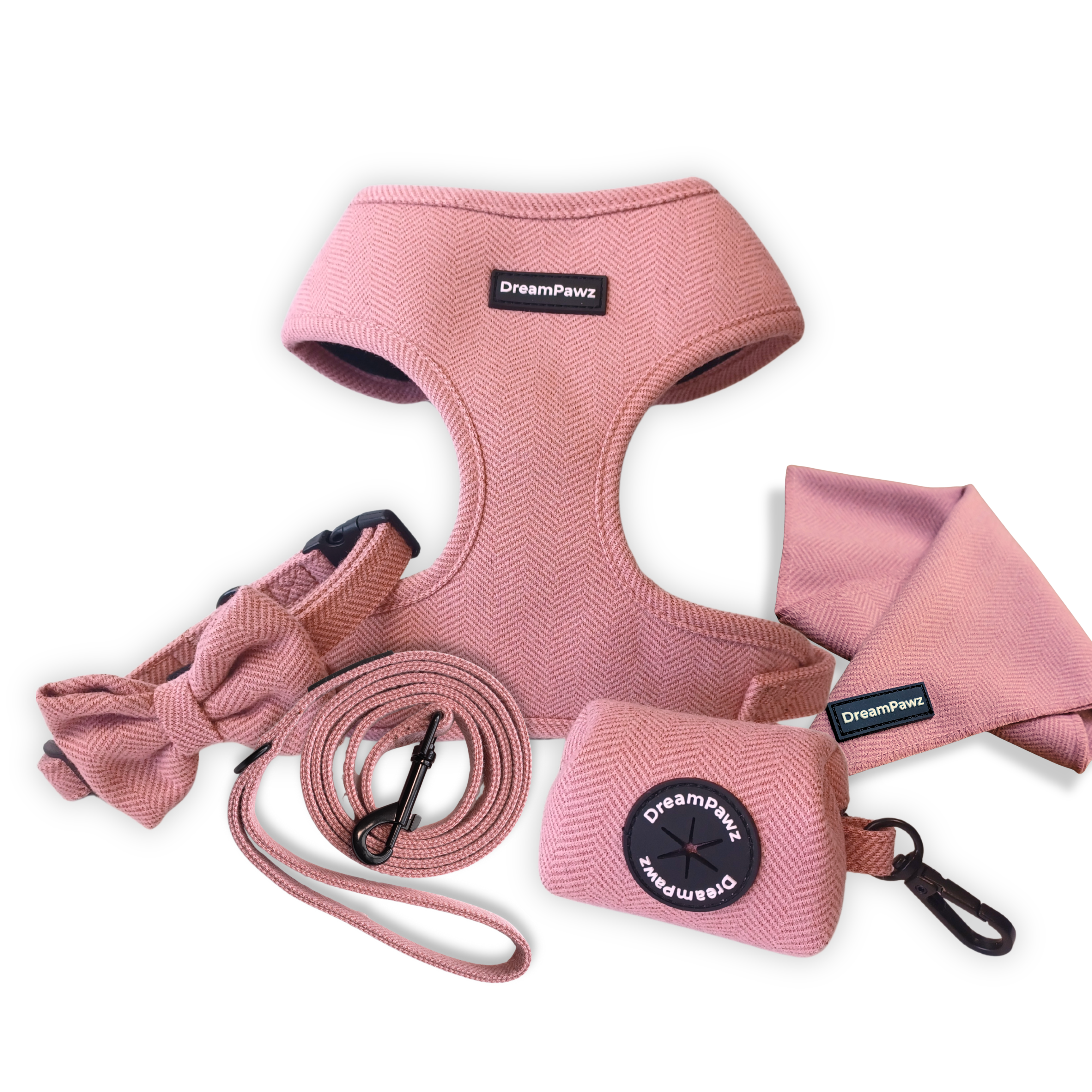 DreamPawz - 6-delige Harnas Set - Visgraat