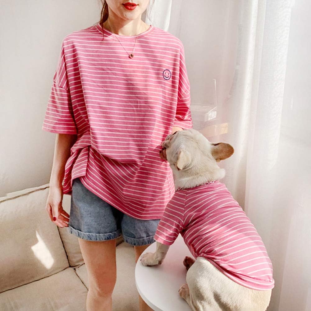 PetMundo - Matching T-Shirts voor Hond & Baasje - Gestreept