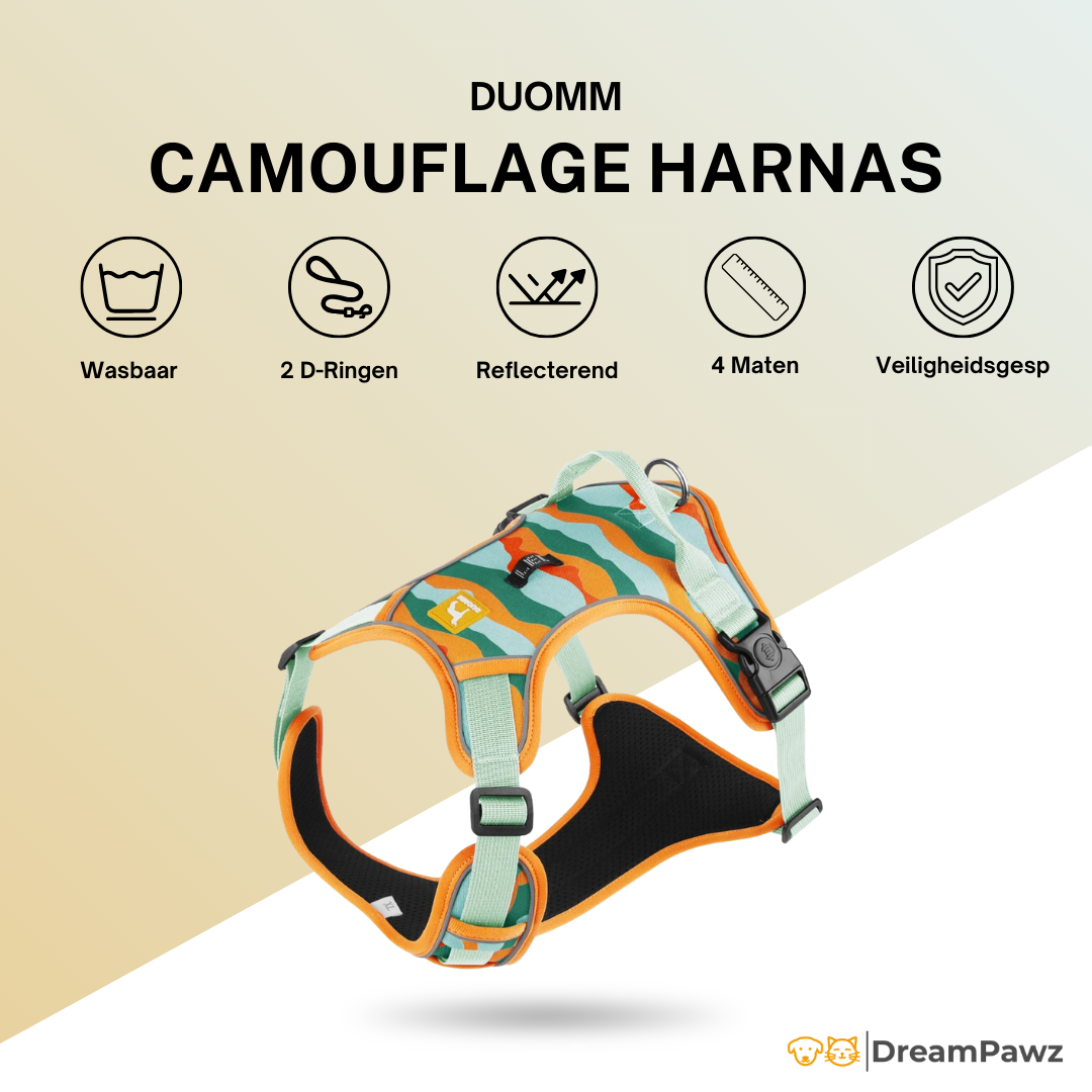Duomm - Camouflage Hondentuigje