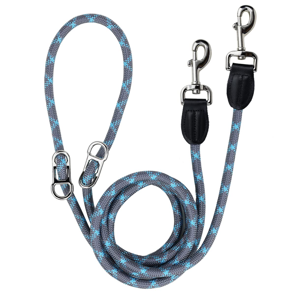 Blauwe DreamPawz multifunctionele hondenriem 2,6 meter