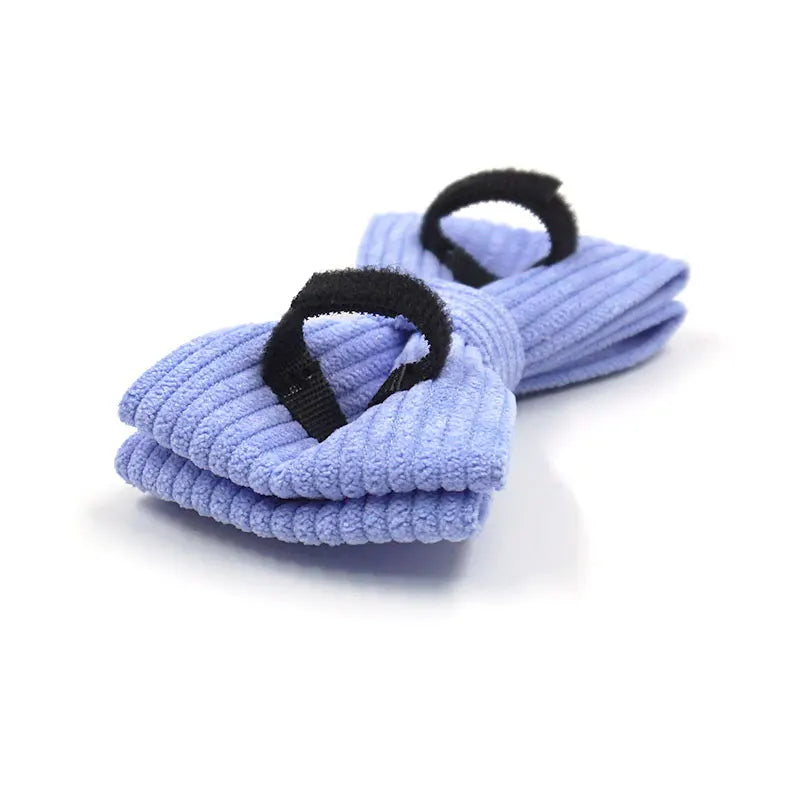 Corduroy Set met Strik, Halsband & Riem - DreamPawz