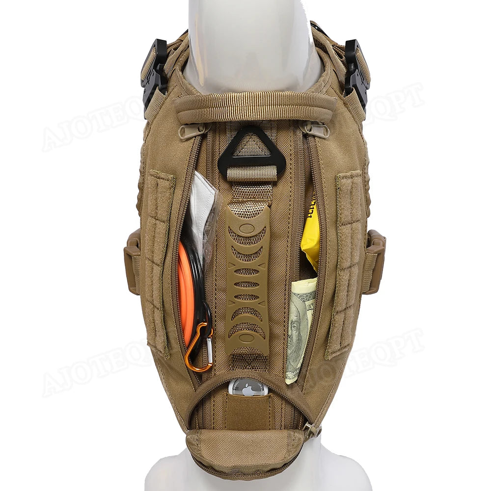 Tactical Hondenharnas met Pockets