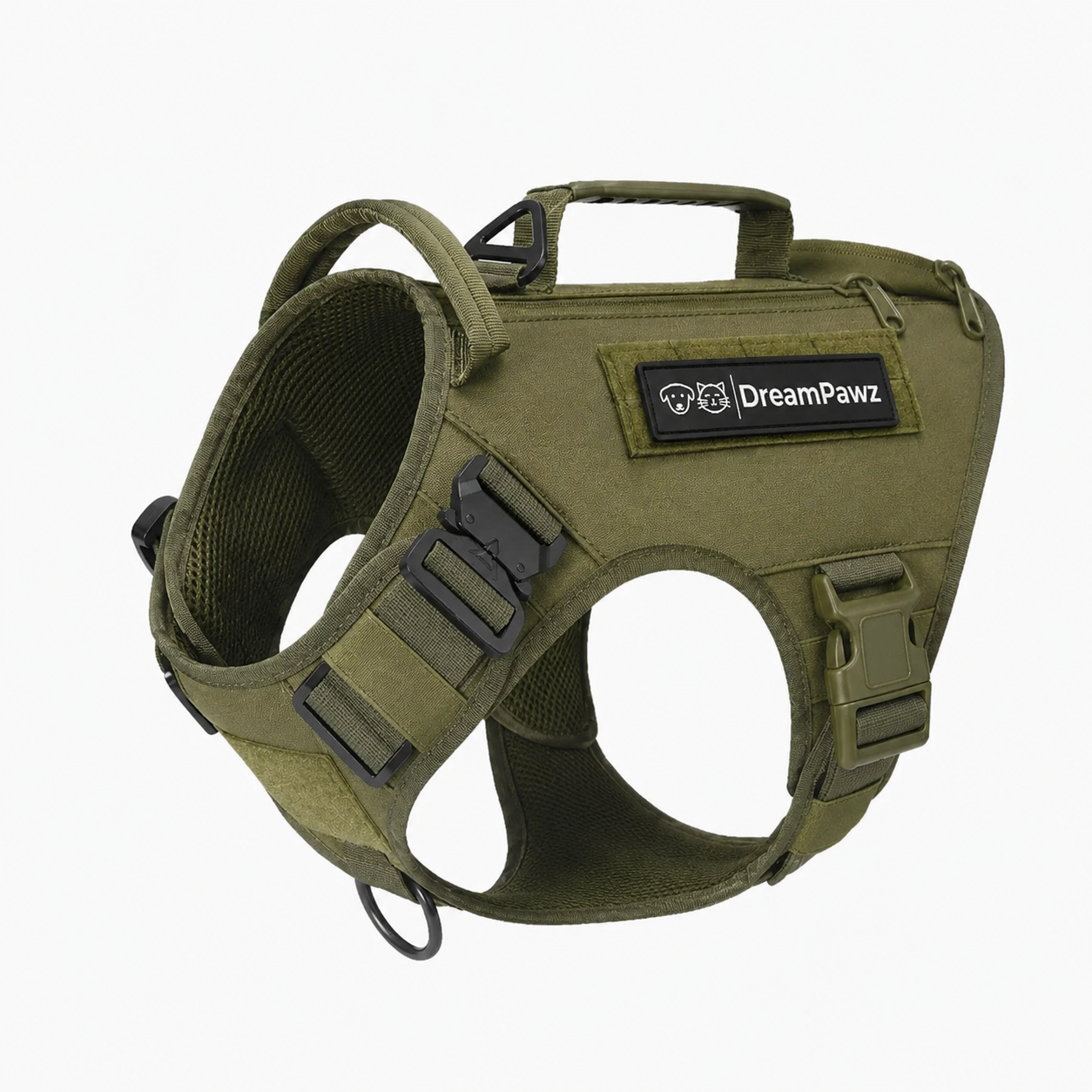 Tactical Hondenharnas met Pockets