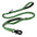Groene tactical hondenriem reflecterend