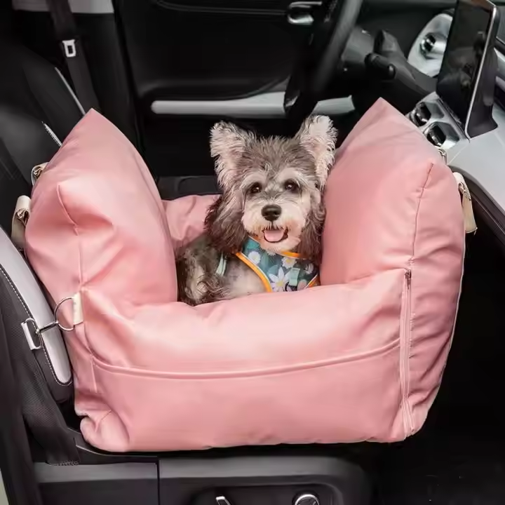 2-in-1 Reisbed & Automand voor Honden - Autozitje