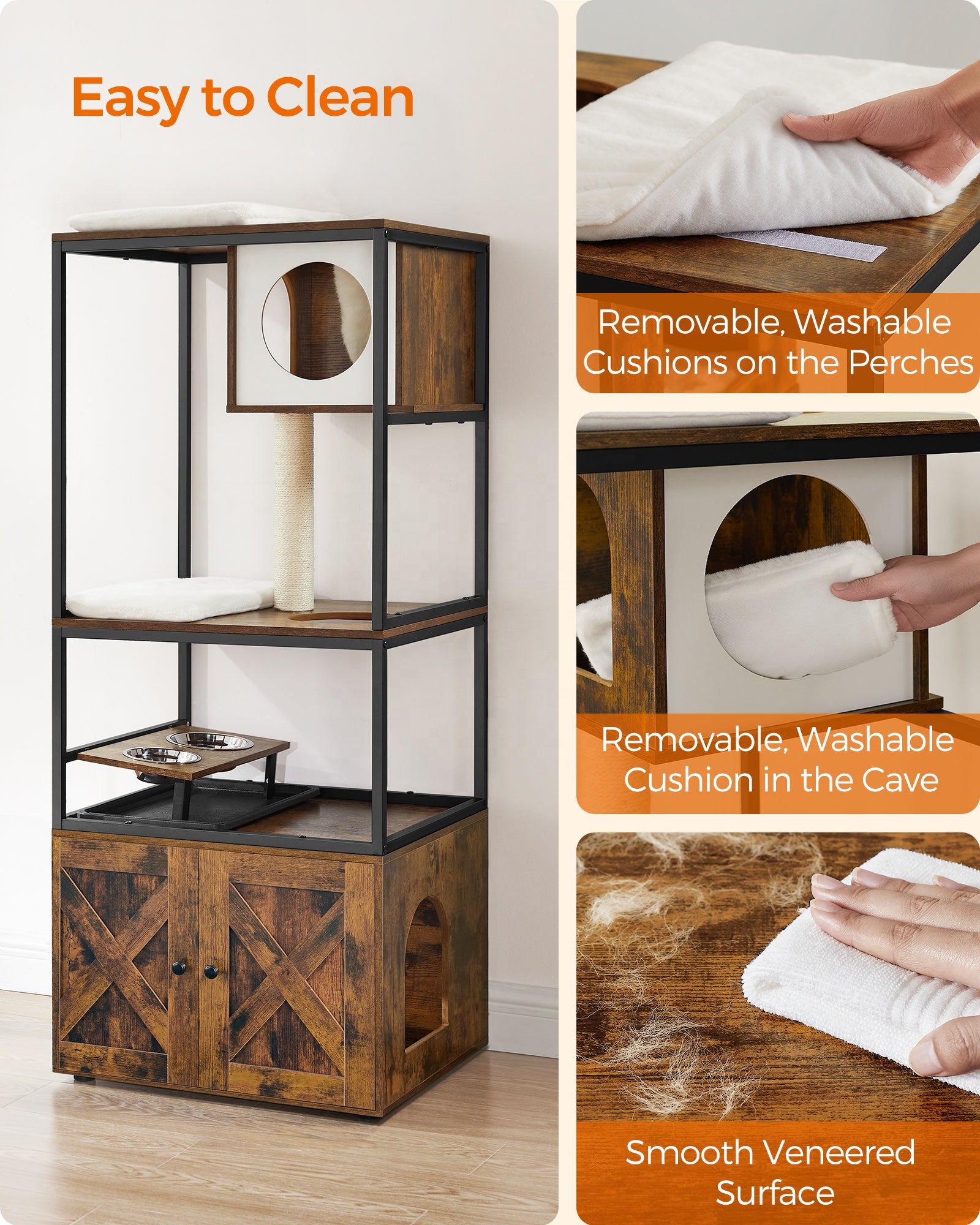 Feandrea - Industrieel Kattenmeubel