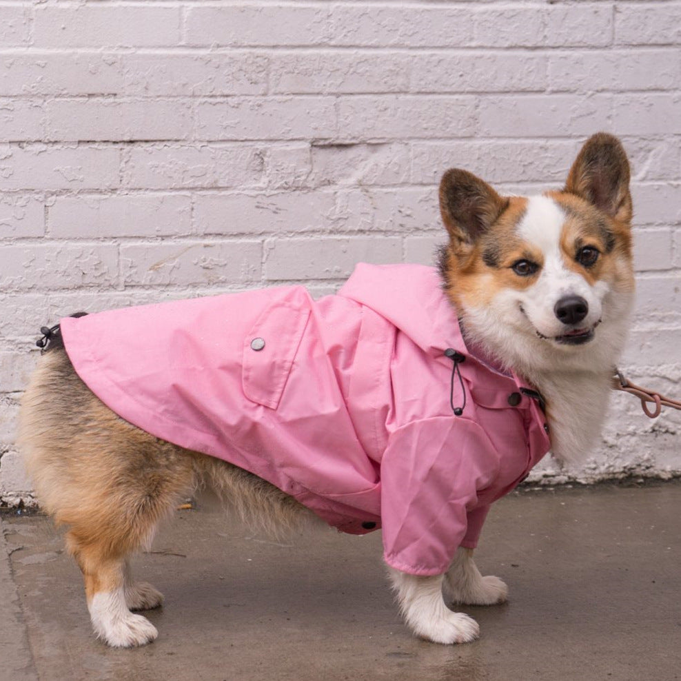 Waterdichte Regenjas met Kap voor Honden