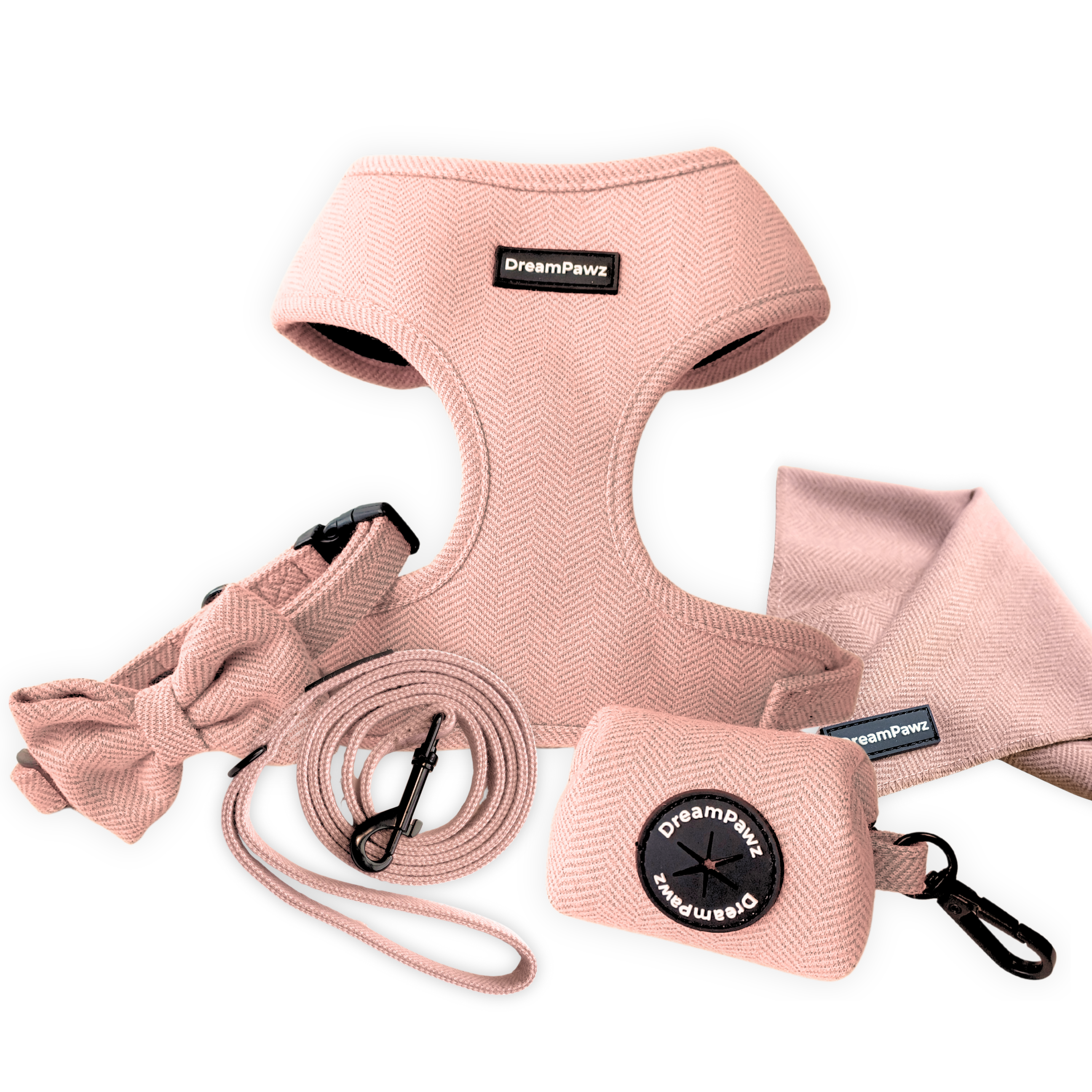 DreamPawz - 6-delige Harnas Set - Visgraat