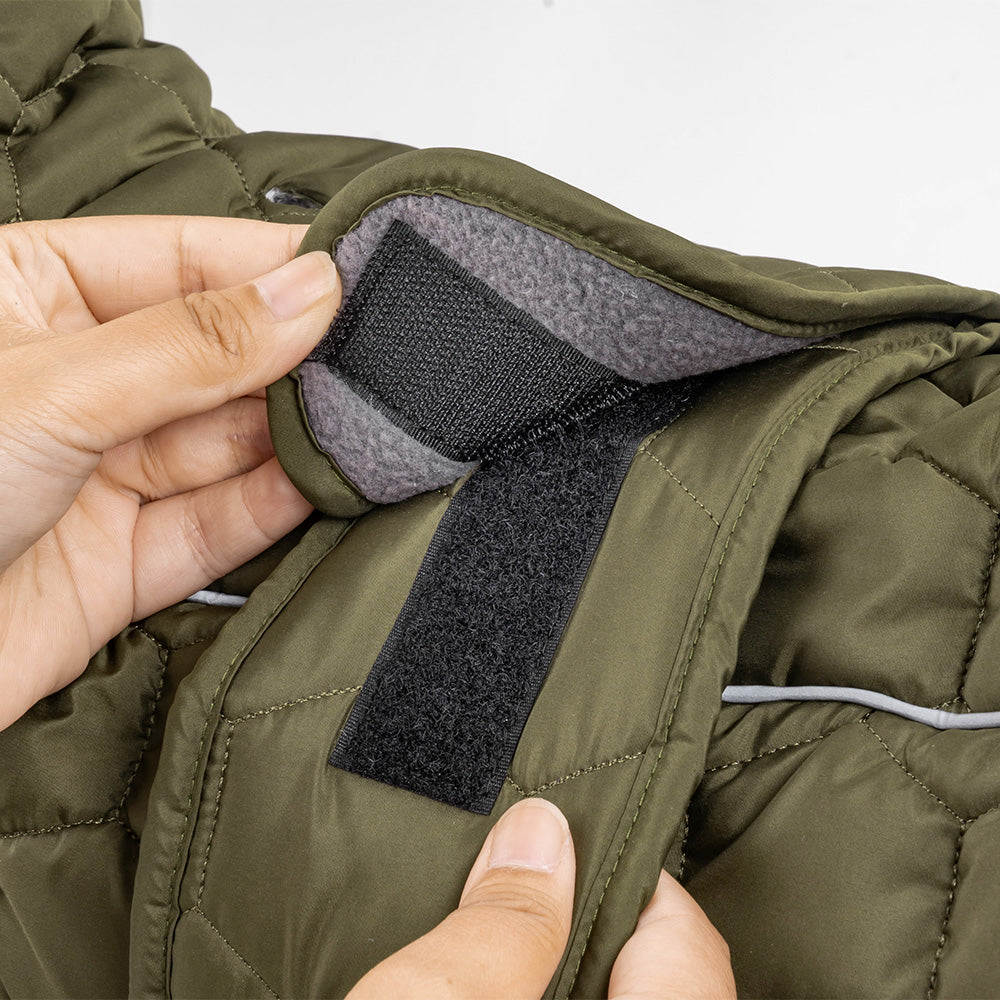 Gewatteerde Hondenjas met Reflecterende Details