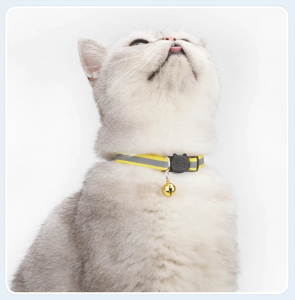 Reflecterende Kattenhalsband met Bel