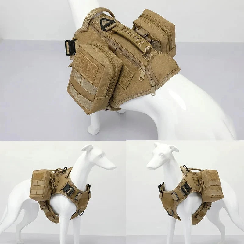 Tactical Hondenharnas met Pockets