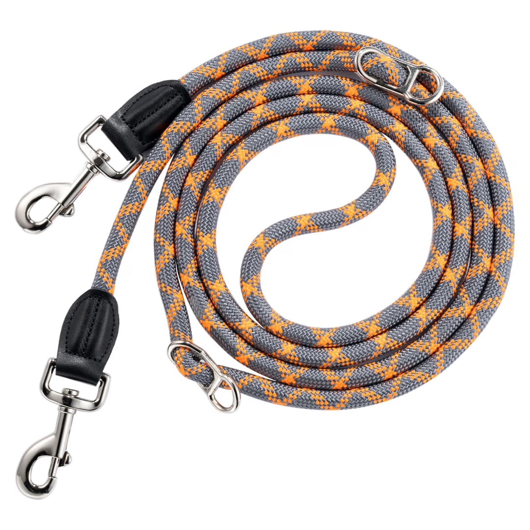 Oranje DreamPawz crossbody hondenriem 2,6 meter