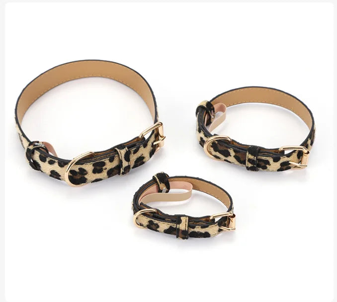 Luxe Halsband met Panterprint