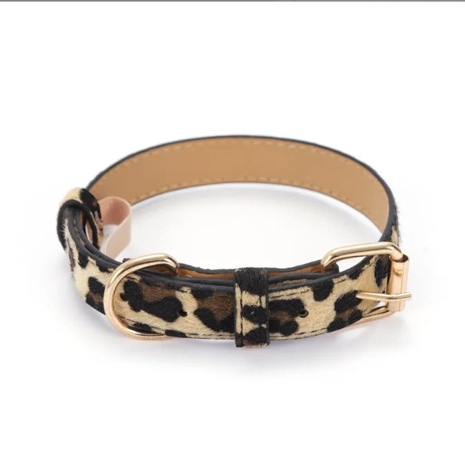 Luxe Halsband met Panterprint