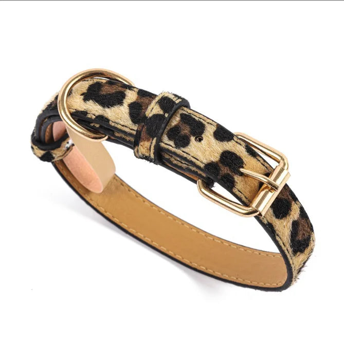 Luxe Halsband met Panterprint