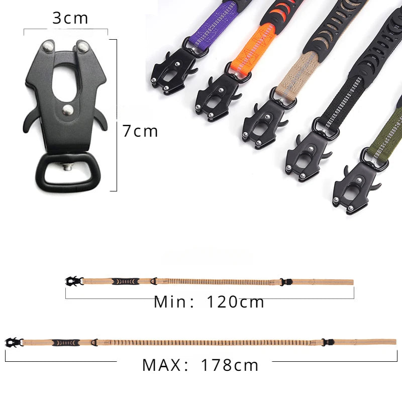 rekdetails tactical hondenriem