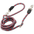 Rode DreamPawz multifunctionele hondenriem 2,6 meter