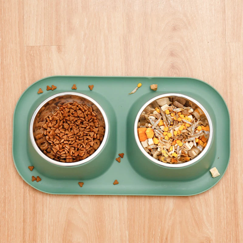 Anti-Slip Verhoogde Voerbak - Morsbestendig & Hygiënisch