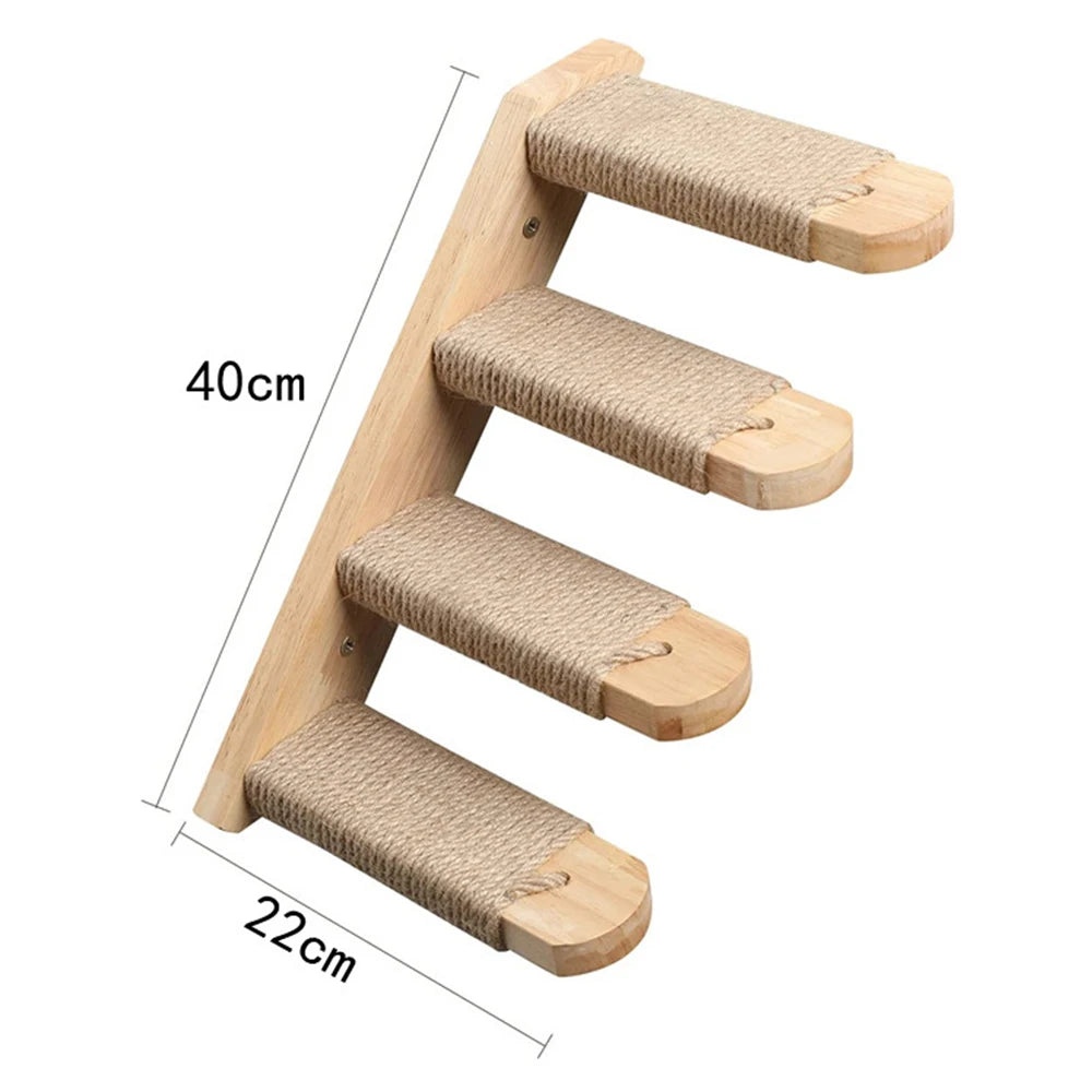 Klimmeubels voor Katten Houten Plateaus & Klimtouw