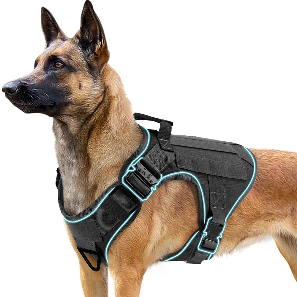 Tactical Reflecterend Hondentuigje K9