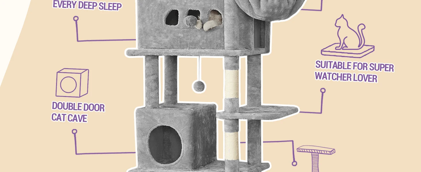 XXL 210 cm Hoge Krabpaal