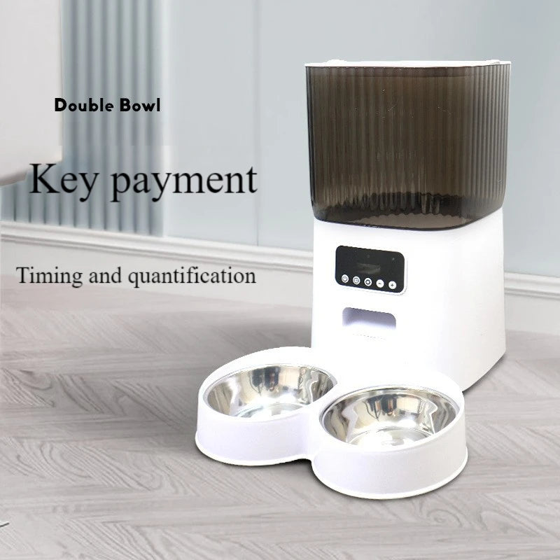 5L Slimme Voerbak met Camera/WiFi - Automatische Katten- & Hondenvoerdispenser