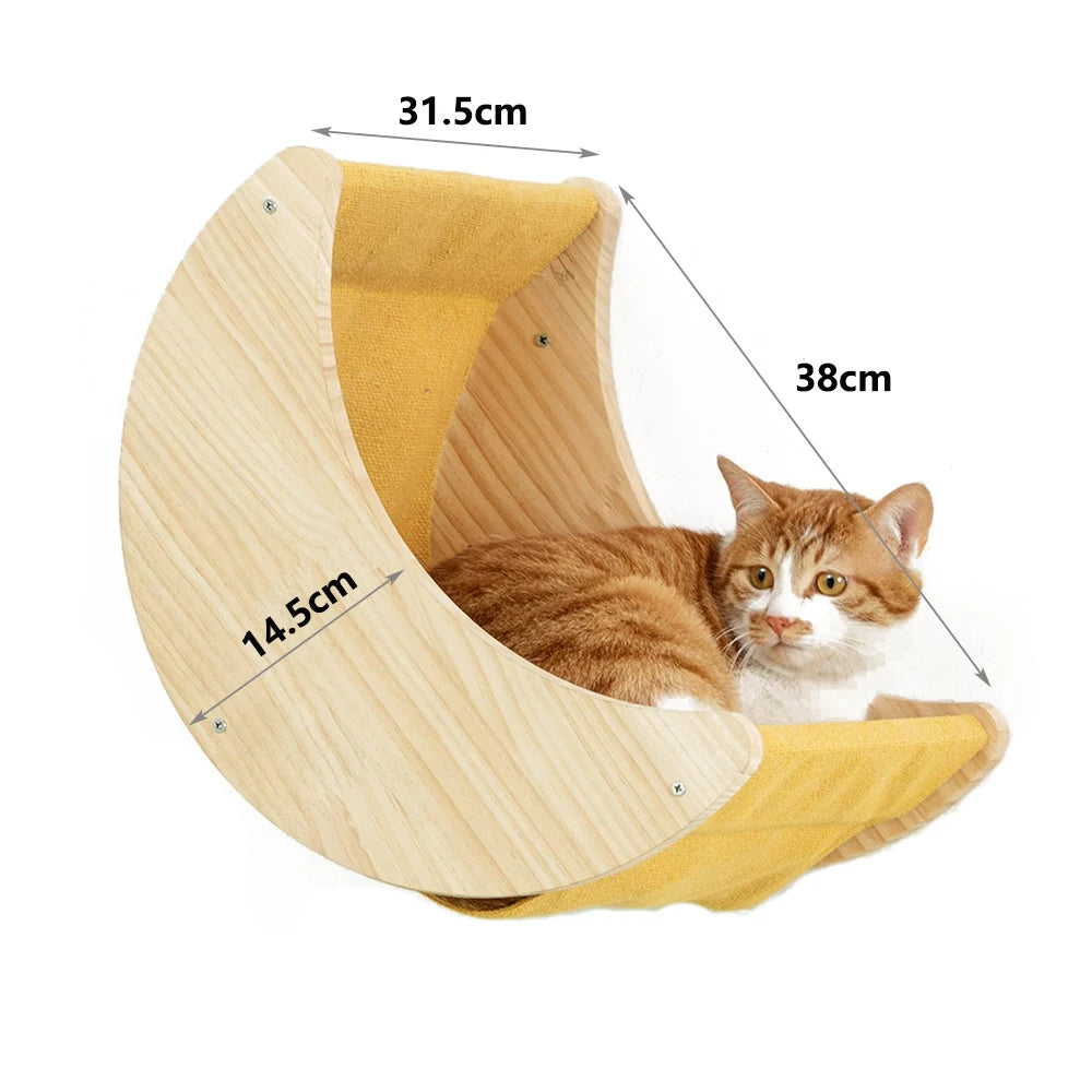 Klimmeubels voor Katten Houten Plateaus & Klimtouw