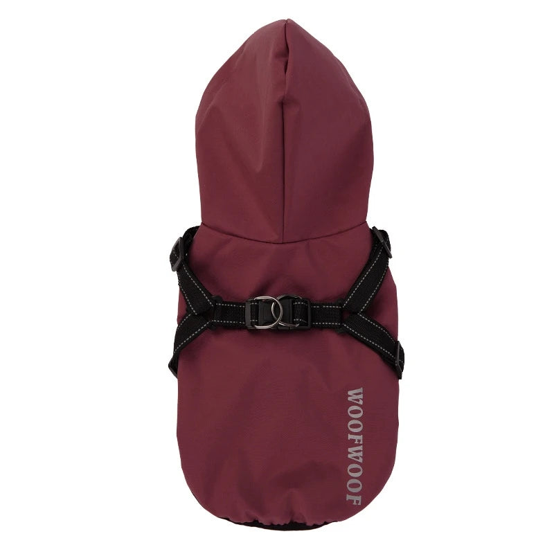 WOOFWOOF – 2-in-1 Regenjas & Hondentuigje