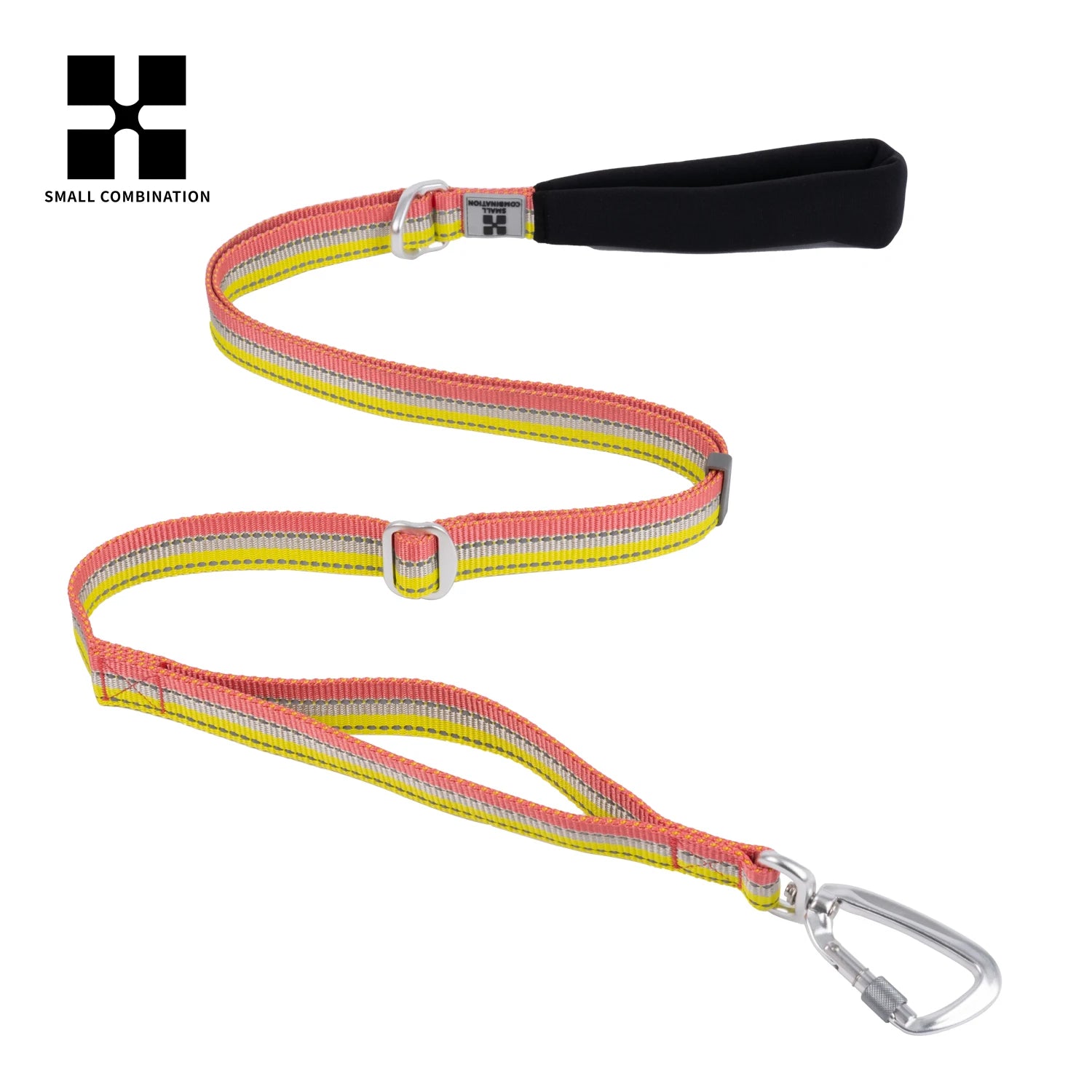 Small Combination - Reflecterende Riem met Karabijnhaak