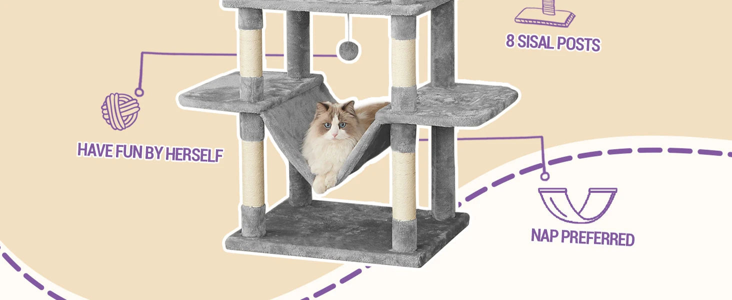 XXL 210 cm Hoge Krabpaal