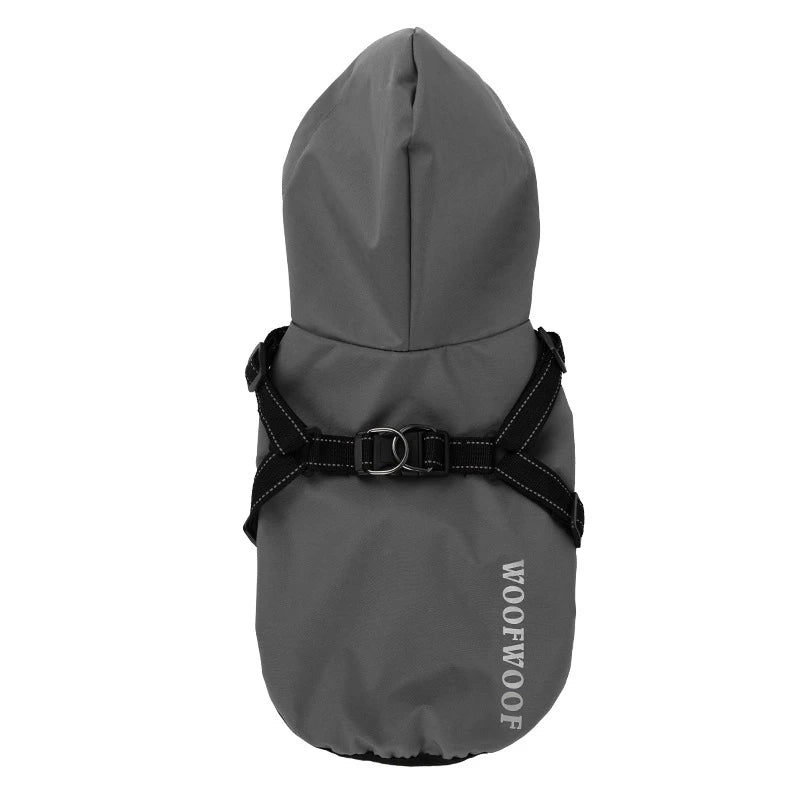 WOOFWOOF – 2-in-1 Regenjas & Hondentuigje