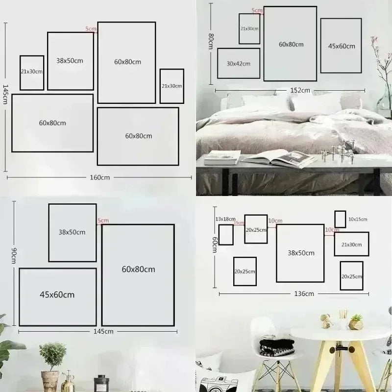 Canvasposter - Apero Honden - Zwart/Wit