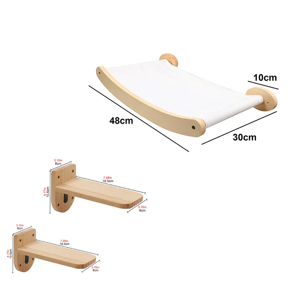 Klimmeubels voor Katten Houten Plateaus & Klimtouw
