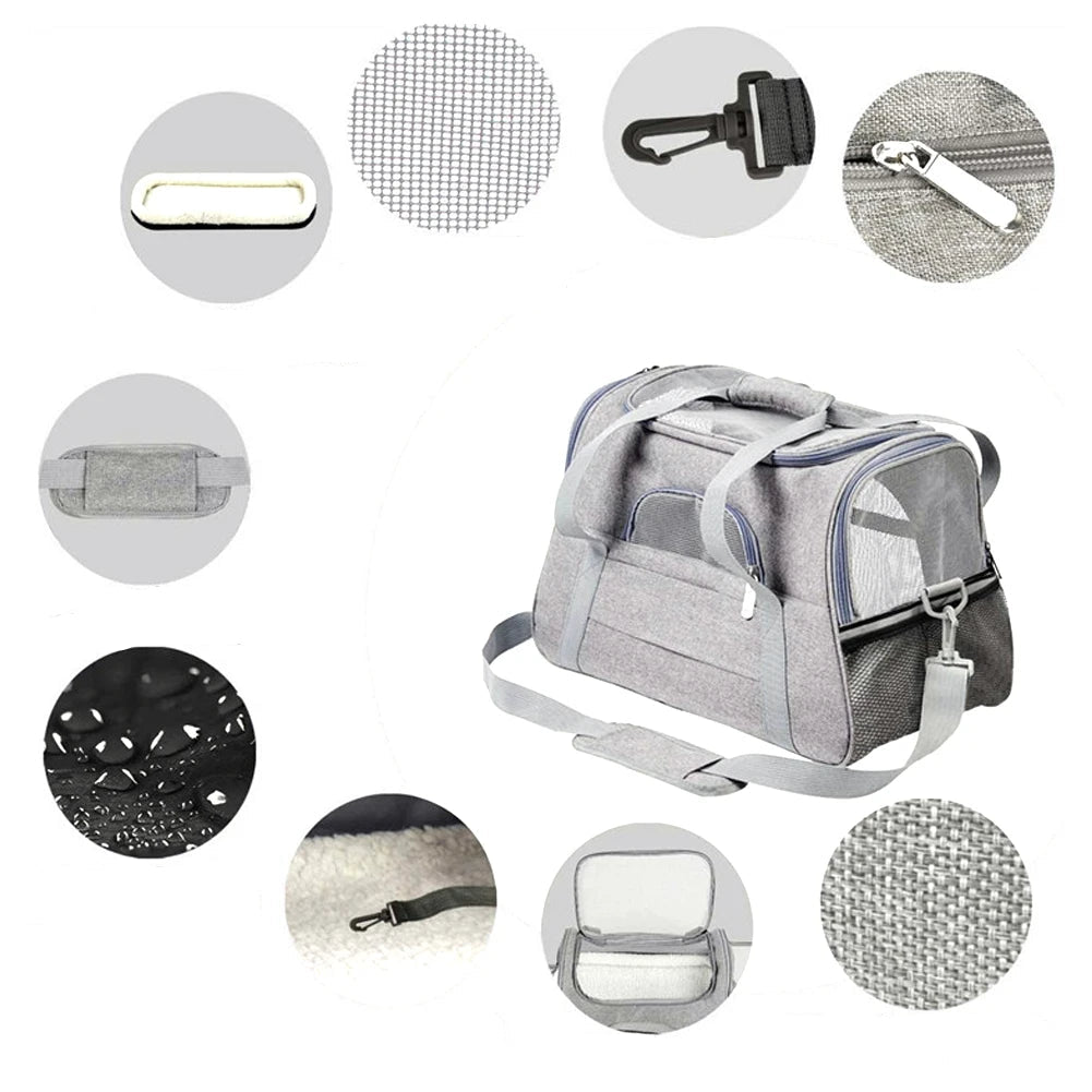 Uniforme Draagtas voor Honden & Katten - Inclusief Comfortabel Mandje