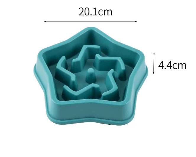 Stervormige Slow Feeder Voerbak voor Hond & Kat