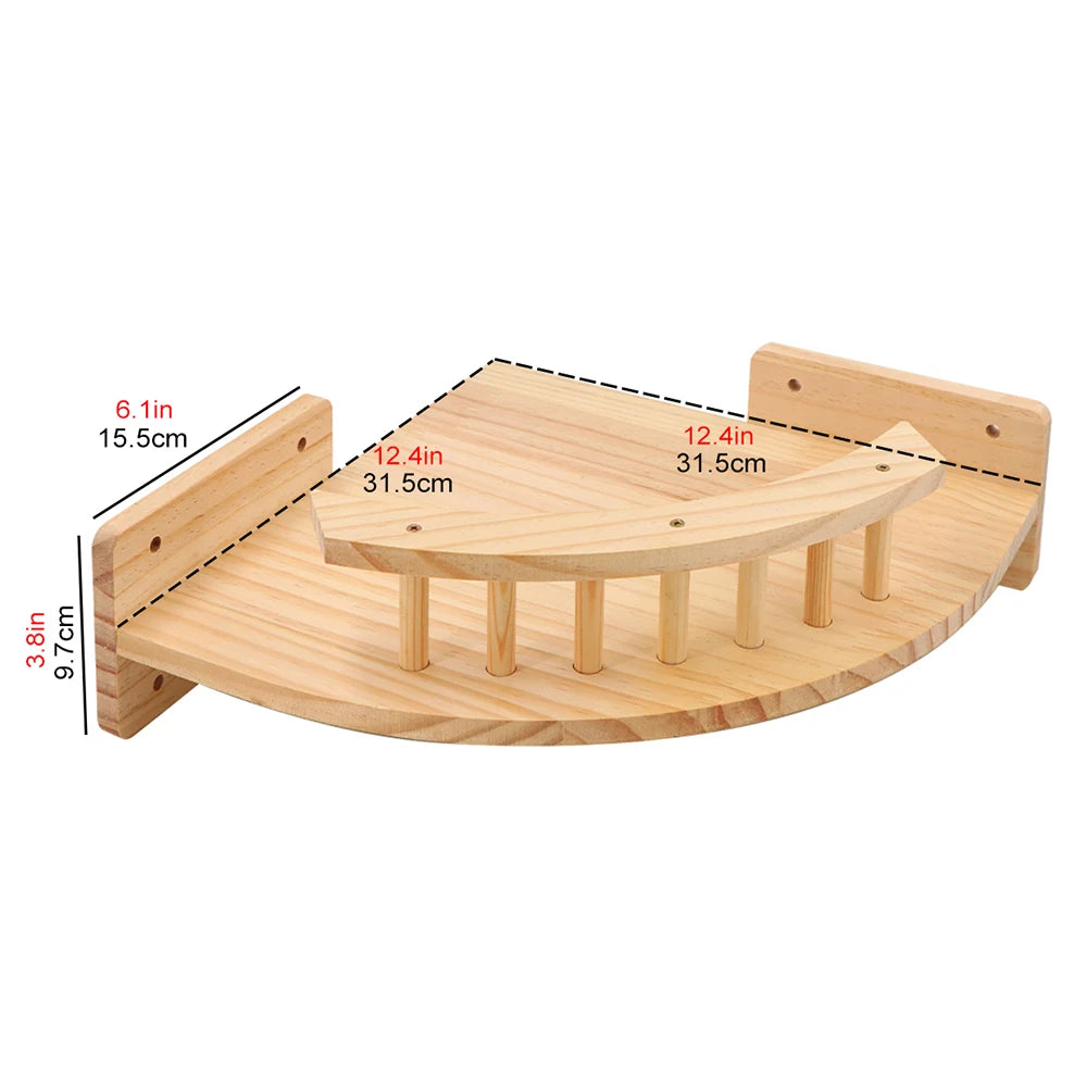 Klimmeubels voor Katten Houten Plateaus & Klimtouw