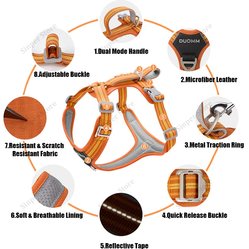 Duomm - Reflecterend Hondentuigje | Sporty