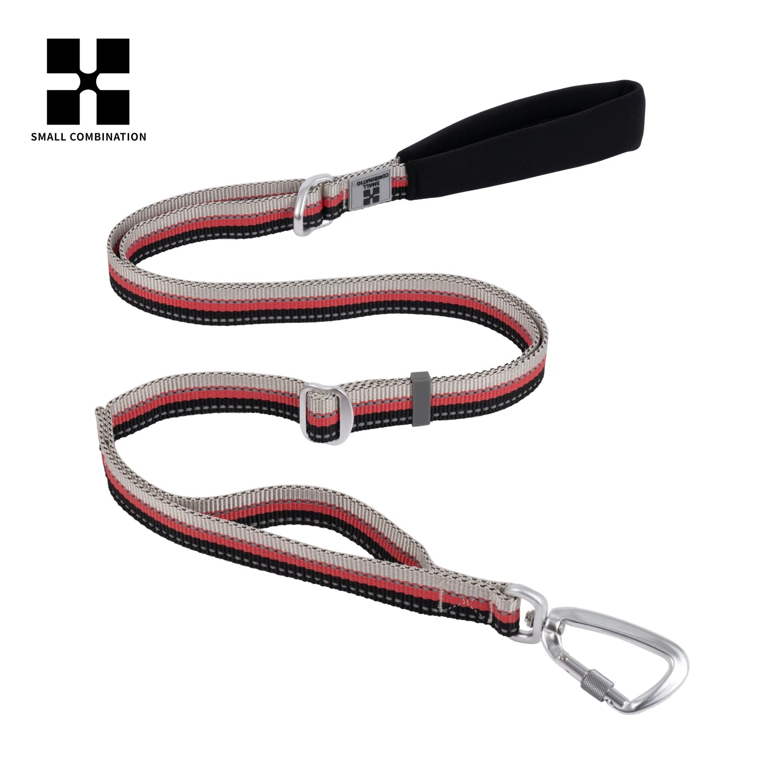 Small Combination - Reflecterende Riem met Karabijnhaak