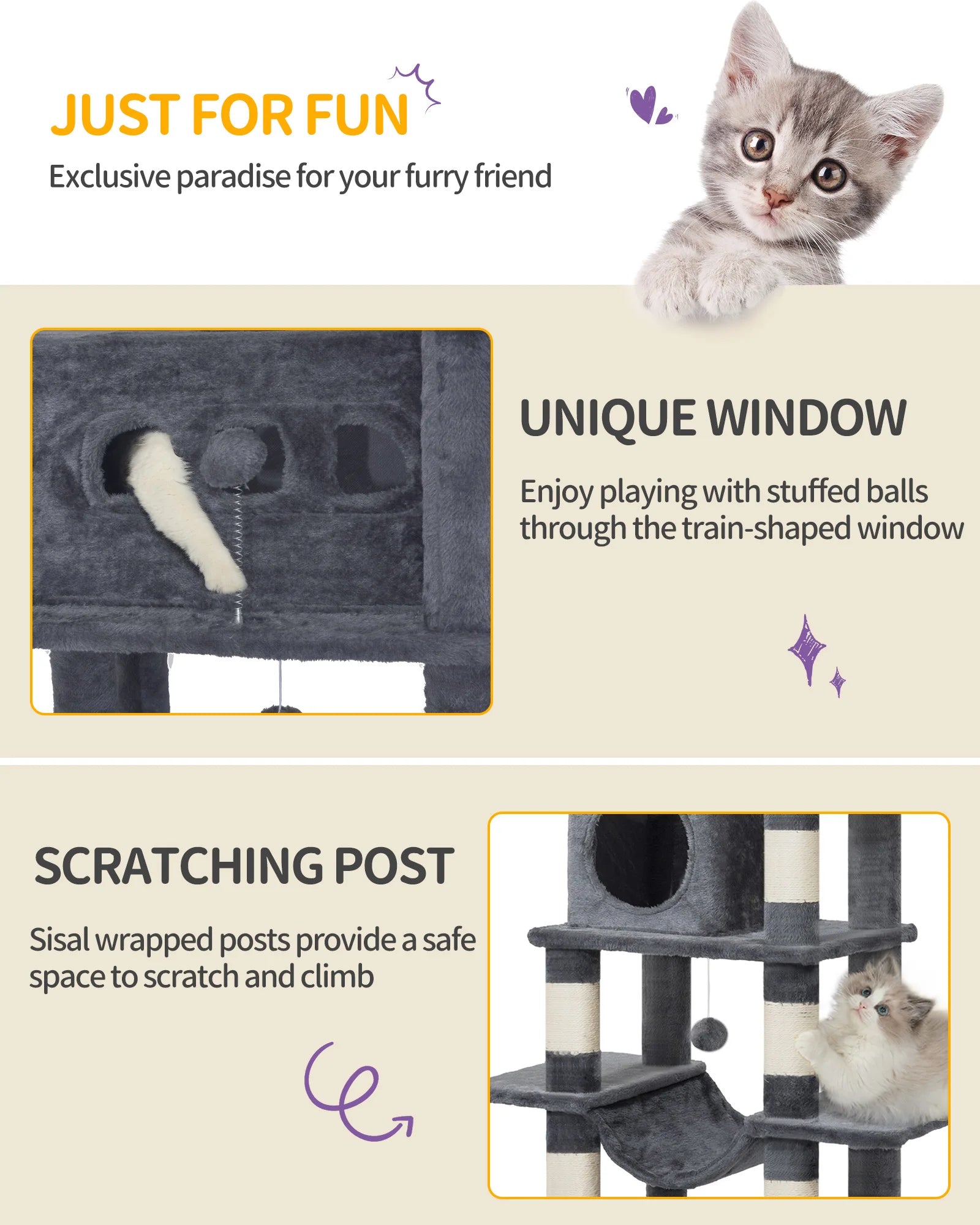 XXL 210 cm Hoge Krabpaal