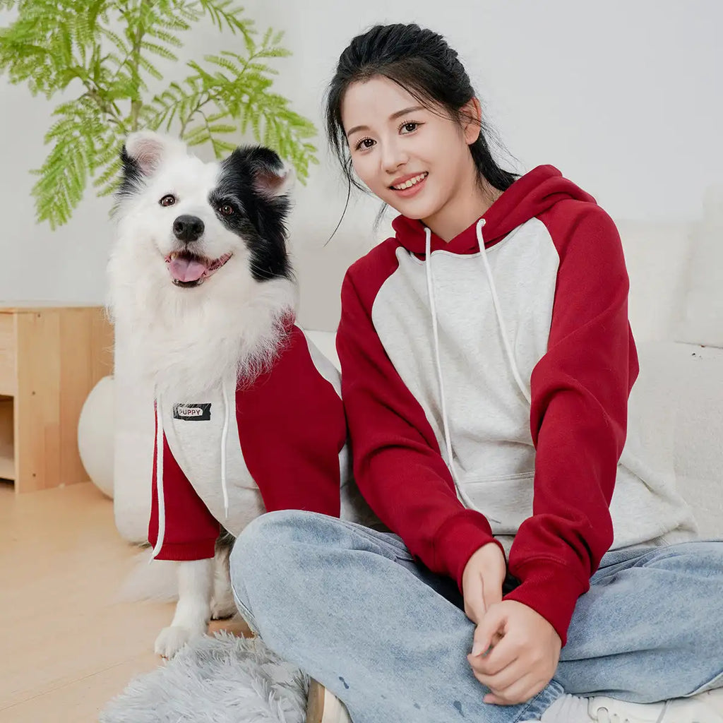 Matching Hoodie voor Hond & Baasje - Motorcycle