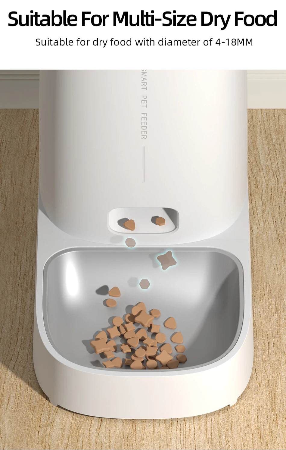 ROJECO - WiFi Automatische Voerbak Kat & Hond - App Bediening 4L