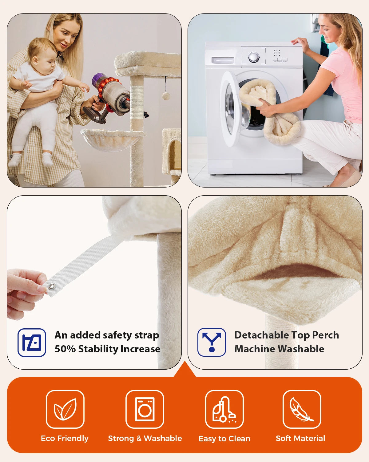 Pawz Road - Luxe Krabpaal met Hangmat, Kattenhuis & Uitkijkplateau