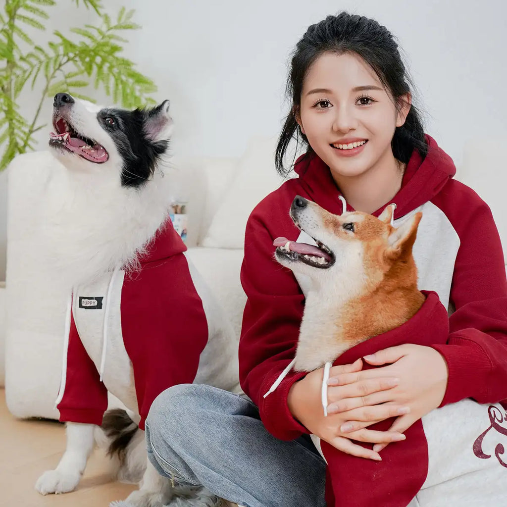 Matching Hoodie voor Hond & Baasje - Motorcycle