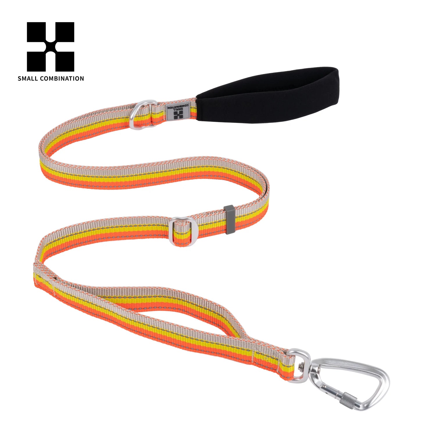 Small Combination - Reflecterende Riem met Karabijnhaak