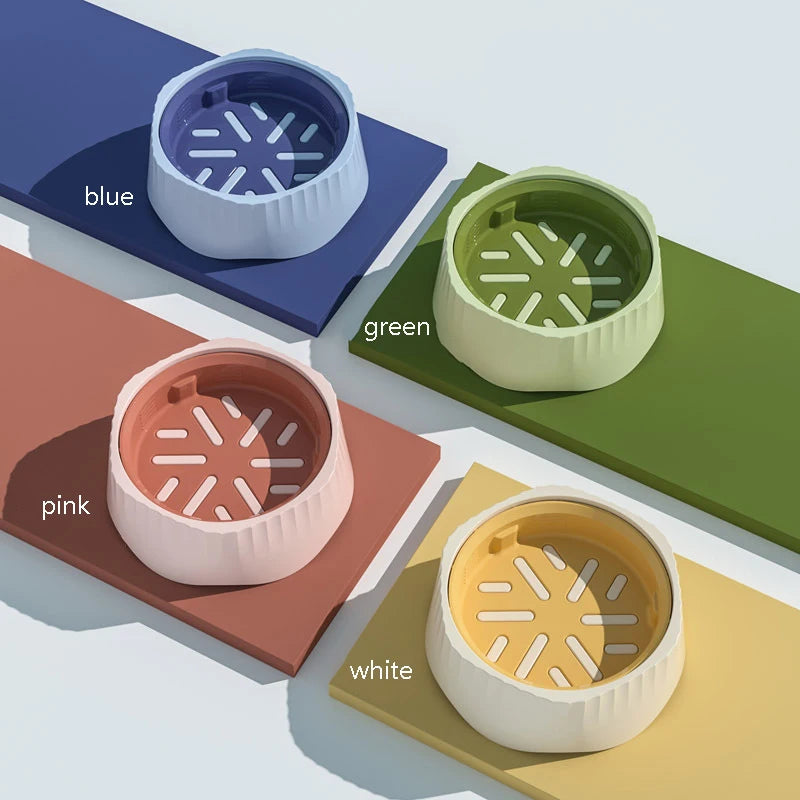 2-in-1 Anti-Schrok Voerbak voor Honden en Katten