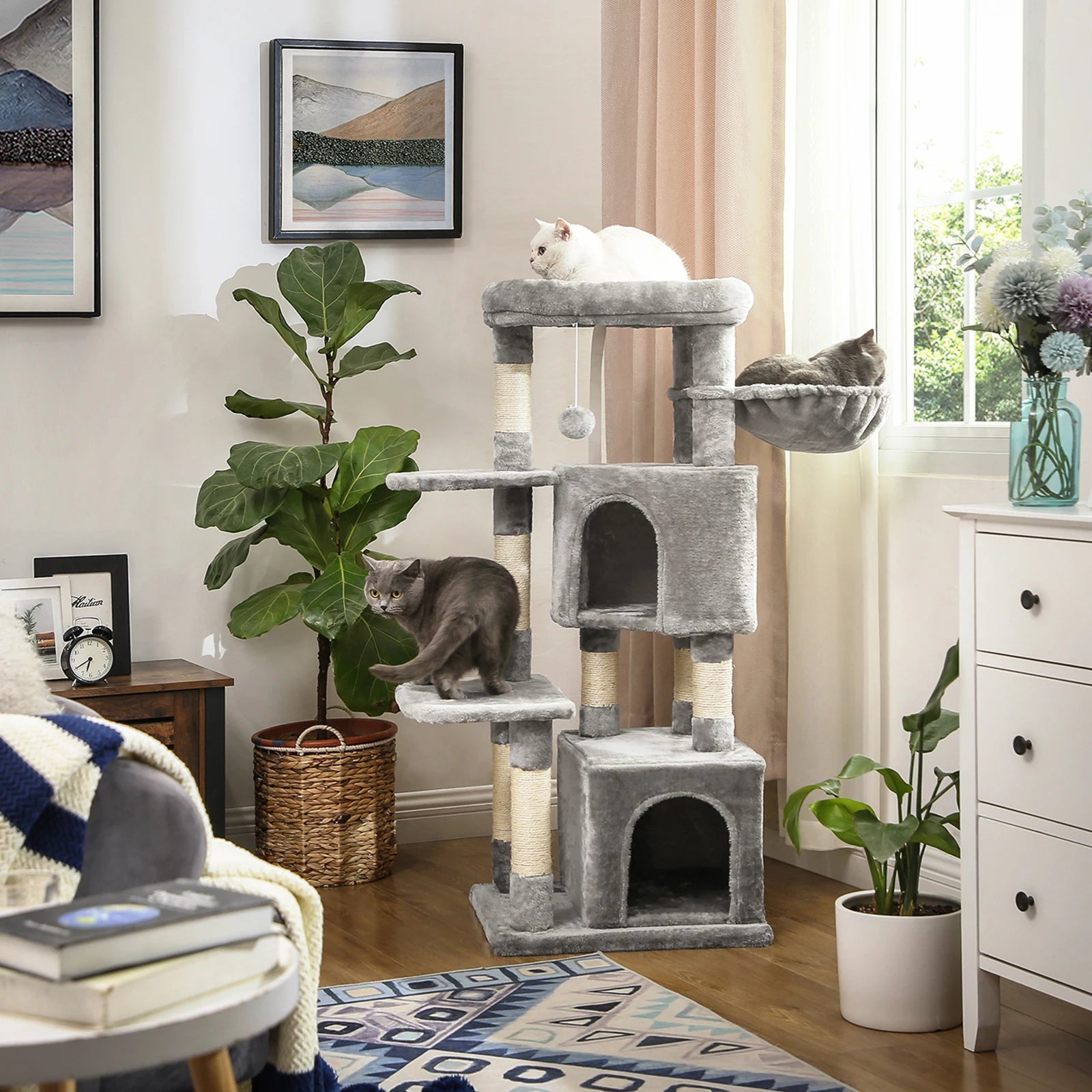 FEANDREA - Moderne Kattenkrabpaal