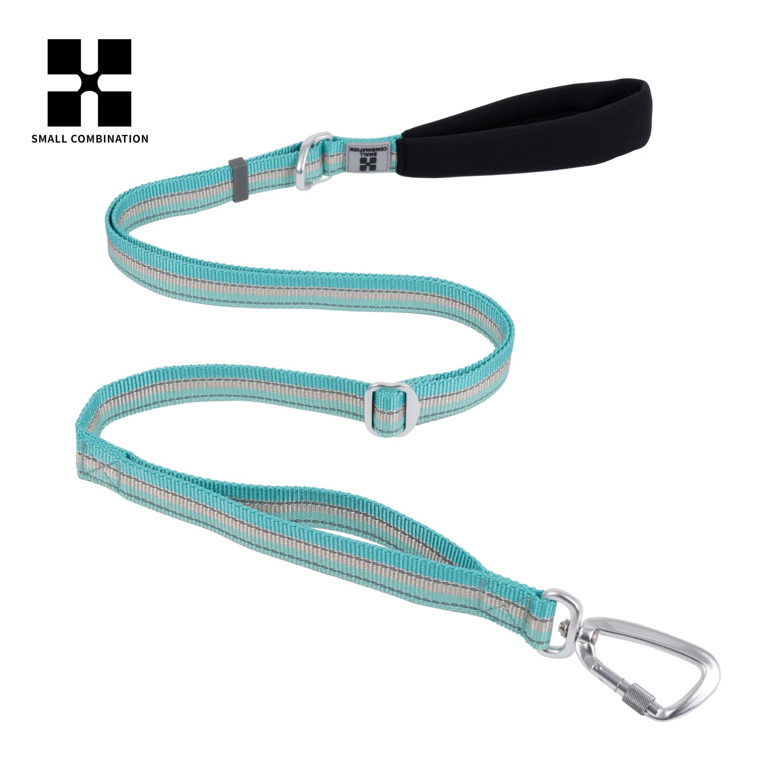 Small Combination - Reflecterende Riem met Karabijnhaak